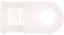 Attēls no EM Group Uchwyt oczkowy biay F=5mm do opasek kablowych max. 4,8mm (BMB5460E)