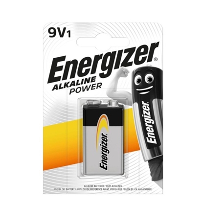 Picture of Energizer Alkaline Power Alkaline Battery 9V B1