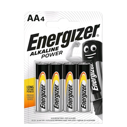Picture of Energizer Alkaline Power Alkaline Battery AA B4 | Price for 4 pcs