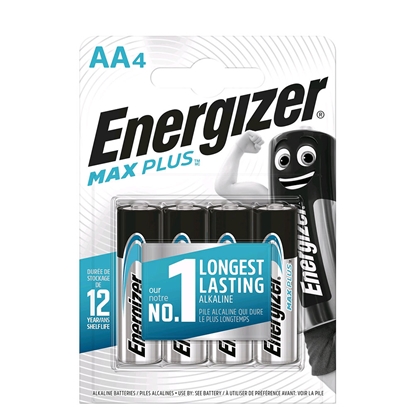Picture of Energizer Max Plus Alkaline Battery AA B4 | Price for 4 pcs