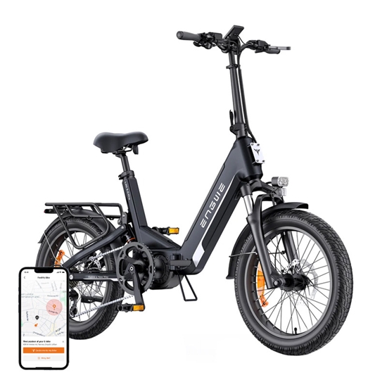 Picture of ENGWE L20 PRO 3.0 250W 20" Electric Bike (Black)