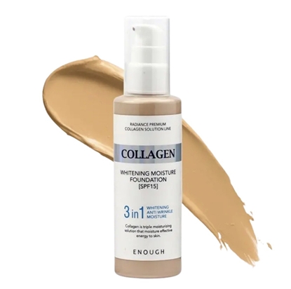 Изображение Enough Collagen 3in1 Whitening Moisture Foundation SPF15 №21 100ml