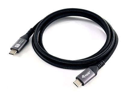 Picture of Equip 128380 USB kabelis USB4 Gen 3x2 0,5 m USB C Melns