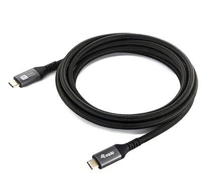Picture of Equip 128384 USB kabelis USB4 Gen 2x2 3 m USB C Melns