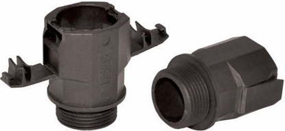 Изображение Ergom Dawnica poliamidowa do rur ochronnych PG7 IP54 czarna FD 7 BK (E03DK-07040101001)