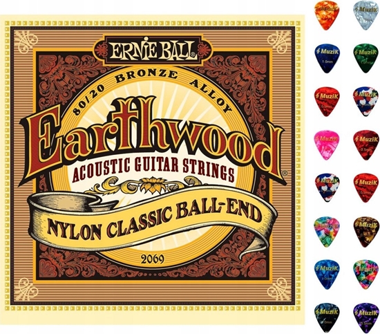 Изображение ERNIE BALL Struny do gitary akustycznej | EB 2069