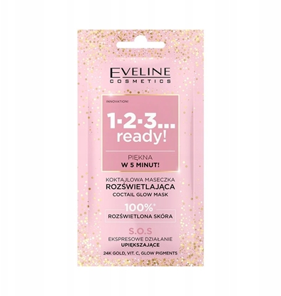 Изображение Eveline EVELINE 1-2-3... Ready! Koktajlowa maska do twarzy rozwietlajca 8 ml