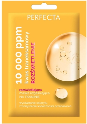Изображение Eveline PERFECTA_10 000 ppm Kwas Traneksamowy maska rozwietlajca na tkaninie 20ml