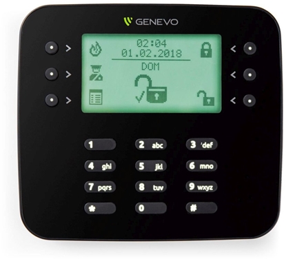 Picture of EVOKPD SL BK Bezprzewodowy manipulator LCD do central GENEVO