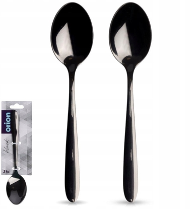 Attēls no Excellent Houseware yeczki do Herbaty Stal Nierdzewna Czarne BLACK 2 Szt. 14,5 cm ORION