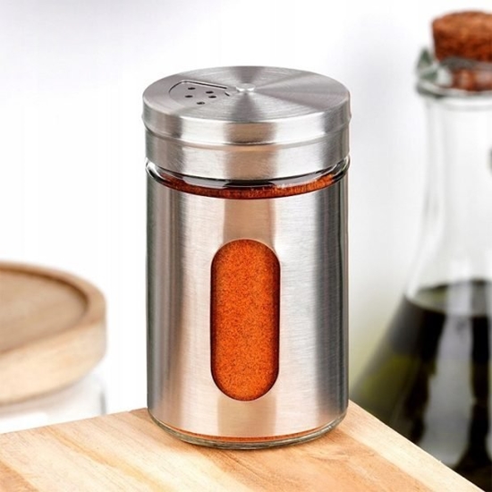 Picture of Excellent Houseware Pojemnik na przyprawy z sitkiem szklany 100ml soik soiczek organizer EXCELLENT HOUSEWARE 229218