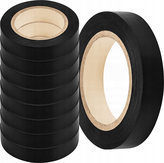 Изображение Expert+ TAMA IZOLACYJNA 19MM X 20M, CZARNA, ATEST 4KW [EXPERT] - 8sz