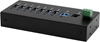 Picture of Exsys EX-11247HMS 7 Port USB 3.2 Gen 1 HUB Din-Rail Kit und Wand VIA VL813 Chipset