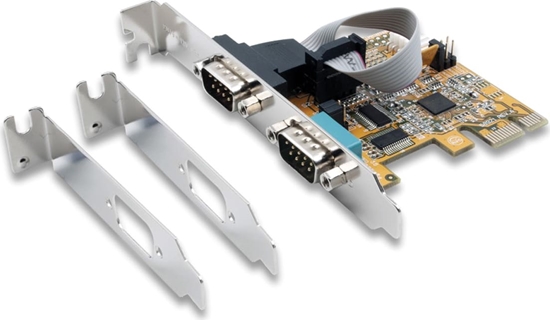 Picture of Exsys EX-44082 PCI Express x1 Karte 2x seriell RS-232