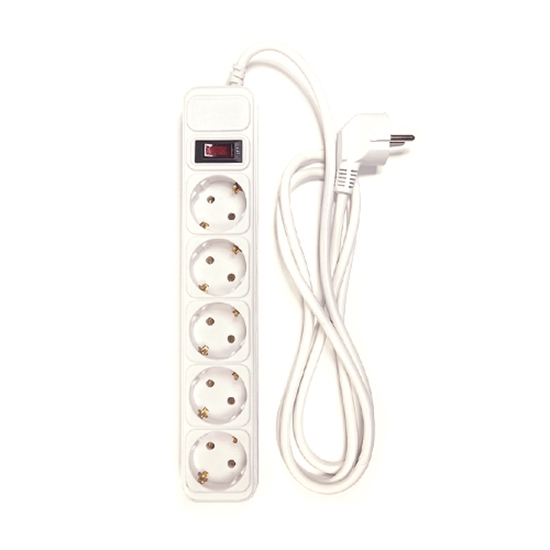 Picture of Extension cord 1.8m, 5 sockets, with switch