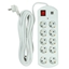 Picture of Extension cord 10m, 10 sockets, 2x USB, with switch