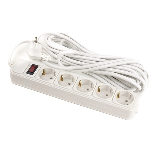 Picture of Extension cord 7m, 5 sockets, with switch