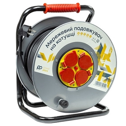 Picture of Extension Cord with Reel 50m, 4 sockets, 3x2.5mm2