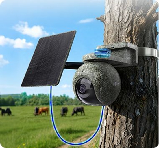 Изображение EZVIZ EB8 Pro Ranger + Solar Panel 8W - 4G & Wi-Fi Smart Home Battery Camera Kit
