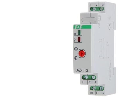 Picture of F&F Automat zmierzchowy monta na szynie TH 16A 24V AZ-112-PLUS-24V