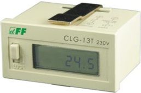 Picture of F&F Licznik czasu pracy 4-30V DC 6 znaków cyfrowy tablicowy 48x24mm (CLG-13T 24)
