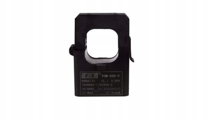 Attēls no F&F Miniaturowy przekadnik prdowy z odpinanym rdzeniem 600/5A 2,5VA TOM-600-5