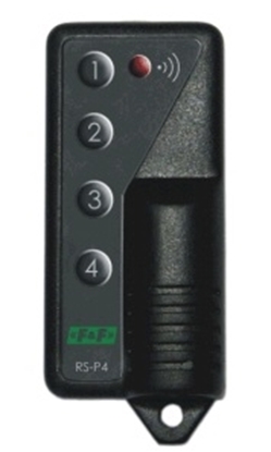 Attēls no F&F Pilot czteroprzyciskowy 12V A23 868MHz 30m czarny RS-P4