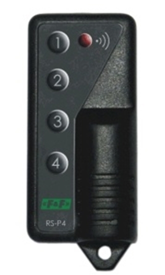 Picture of F&F Pilot czteroprzyciskowy 12V A23 868MHz 30m czarny RS-P4