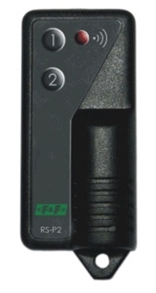 Attēls no F&F Pilot dwuprzyciskowy 12V A23 868MHz 30m czarny RS-P2