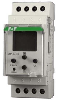 Attēls no F&F Przekanik czasowy 2x16A 1sek-99h 24-264V AC/DC (STP-541)