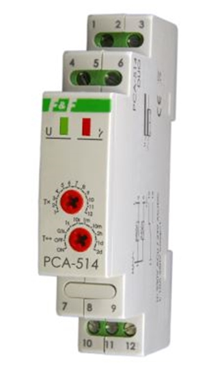 Picture of F&F Przekanik czasowy jednofunkcyjny 24/230V 10A - PCA-514 DUO