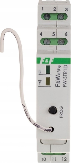 Picture of F&F Radiowy sterownik rolet 230V- monta DIN 85-265V AC/DC multifunkcyjny FW-STR1D-P