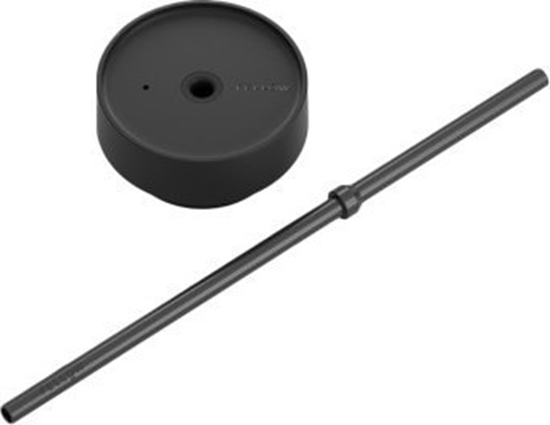 Изображение Fellow Fellow - Carter Cold Lid + Straw - Czarna pokrywka ze somk do kubka