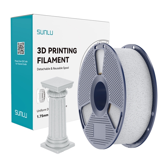 Picture of Filament Sunlu PLA High-Speed Marble (oreo)