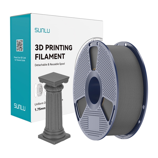 Изображение Filament Sunlu PLA High-Speed Marble Szary Beton