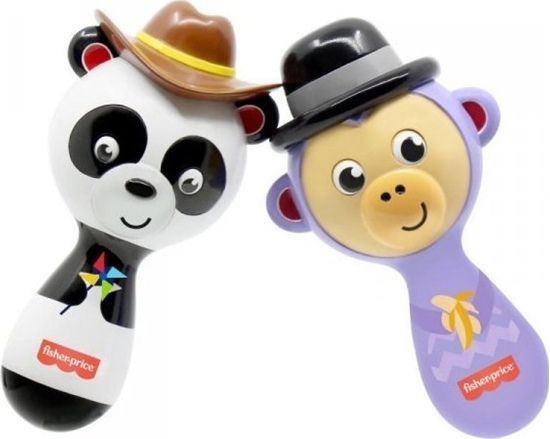 Picture of Fisher Price Zabawka Muzyczna Fisher Price Maracas 2 Czci Plastikowy