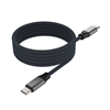 Picture of Fixed | Magnetic Braided Cable USB-C/USB-C, USB 2.0, Gray | FIXDBM-CC12-GR