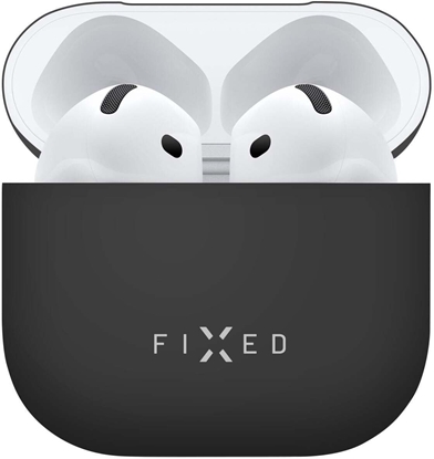 Изображение Fixed Silikonowe etui do Apple AirPods 4 czarne