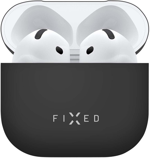 Изображение Fixed Silikonowe etui do Apple AirPods 4 czarne