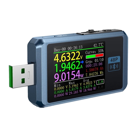 Picture of FNIRSI FNB48P BT USB port tester with Bluetooth
