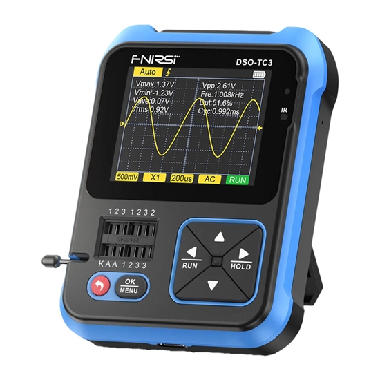 Изображение Fnirsi Rczny oscyloskop cyfrowy Tester tranzystorów SigGen 3 w 1 FNIRSI DSO-TC3