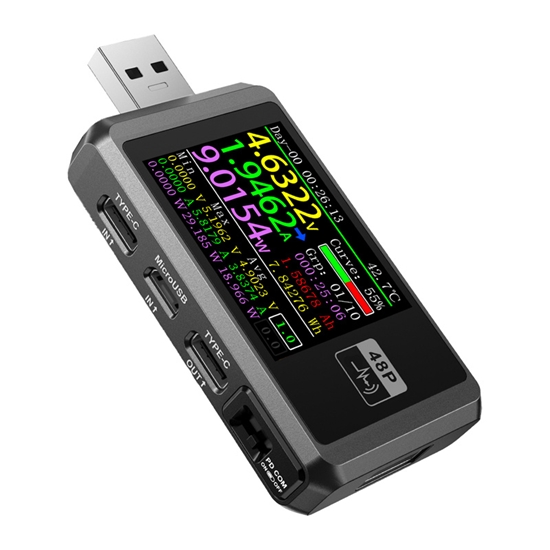 Изображение Fnirsi Tester portu USB FNIRSI FNB48P Czarny