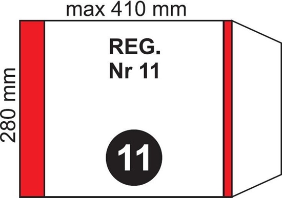 Picture of Fol-Plast Okadka na podr regulowana NR 11 (20szt)