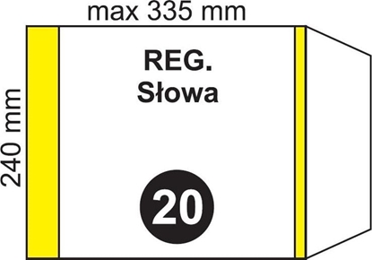 Picture of Fol-Plast Okadka na podr regulowana NR 20 (20szt)