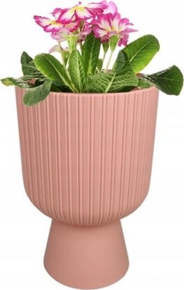 Изображение Formplastic Doniczka jasnoróowa 20,5x14cm ECO uniwersalna plastikowa gazon Keli