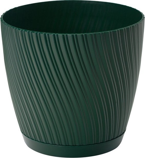 Picture of Form-Plastic Doniczka okrga MIKA 4550-075, Kolor Leny mech, Form-Plastik, Wymiary 14.8x13.7 cm