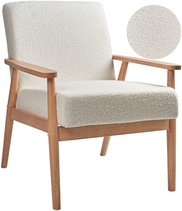 Picture of Fotel ESRUM Boucle Zamana biel