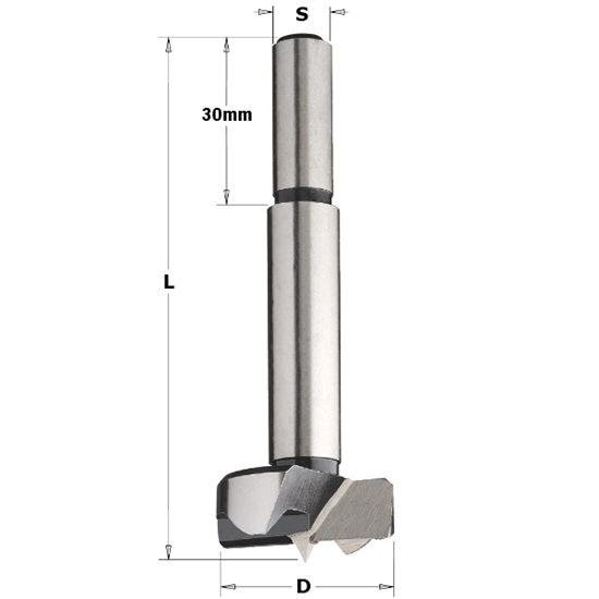 Изображение Furnitūras ligzdu izveides frēze CMT; S=10 mm; D=34 mm
