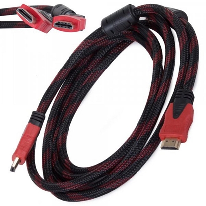 Attēls no Fusion Accessories HDMI - HDMI v2.0 / 4K / 3m Red