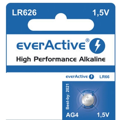Attēls no G4 baterijas everActive Alkaline LR66/377A iepakojuma 1 gb.